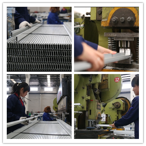 Powder Painted Aluminium Extrusion Enclosure Heater / Aluminium Extrusion Motor Shell