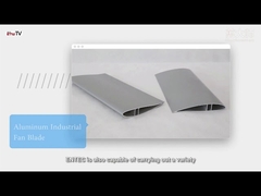 Anodized Industrial Fan Blade For Cooling Towers / Profiles Ceiling Fan Blade