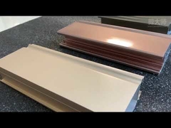 6061 Aluminum Extrusion Profile Powder Painted / Anodized For Elevator