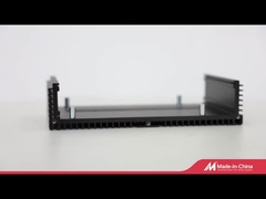 Black Anodized Aluminum Extrusion Profile For Elevator / Window / Door
