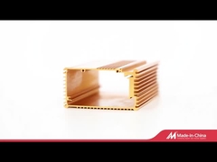 6063t6 Anodized Industrial Aluminium Profile Cylinder Shell / Electrical Shell