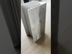 Black Anodized 6060 Aluminum Heatsink Extrusion Profiles T66