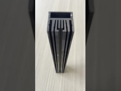 Silvery Powder Painted Industrial Fan Blade / Aluminum Extrusion Profile For Cooling Blade