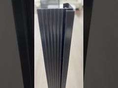 Powder Painted Aluminum Window Extrusion Profiles Chemical / Mechanical Polishing