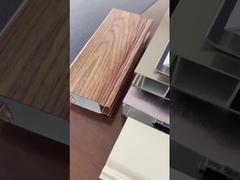 Alloy 6063 / 6061 Aluminum Extrusion Bar Rectangular Tube for Trains