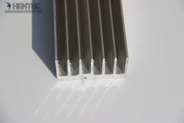 Clear Alodine Aluminum Heatsink Extrusion Profiles Powder Coated