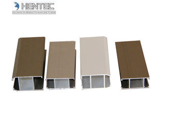 Bronze Aluminium Extrusion Shapes , Extruded Aluminium Profile OEM