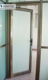 6082 T5 / T6  Aluminum Door Frames Champagne Anodized With finished Machining