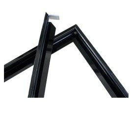 30 × 25 mm Black PVDF Aluminium Solar Panel Frame With Drilling / Bending