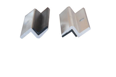 Steel Polished Solar Roof Mounting Systems , T66 Solar End Clamp
