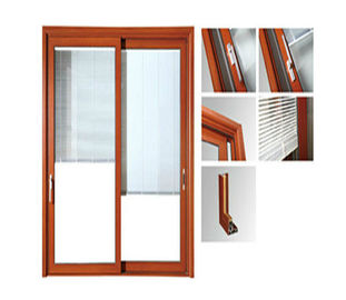 Powder Painted Aluminium Glass Sliding Doors / Aluminum Window Frame Extrusions