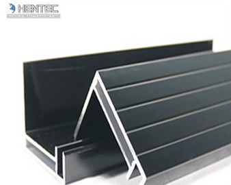 6063 T5 / T6 Aluminum Solar Panel Frame With Screw Joint / Corner Key Joint