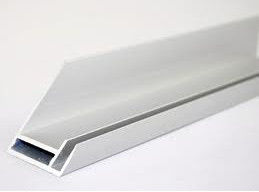 Silvery Anodized Aluminum Frame Solar Panel Aluminum Frame With Cutting / Drilling