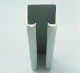 Customized Anodized Aluminium Extruded Profiles Sliding Windows Track / Rail