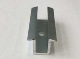 Mill finished Anodized PV MID Clamp For Roof Mounting Systems , Customized Dimensions