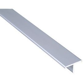 Rectangular 6063-T5 6061 Tile Trim Aluminum Profile For Living Room / Dinner Room