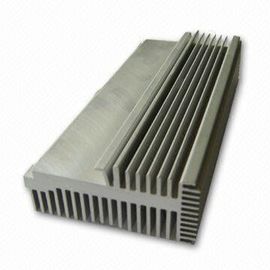 Clear 6063-T5 Aluminum LED Heat Sink Extrusion Profiles With Tapping / Stamping