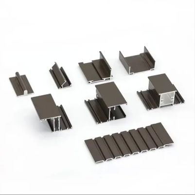 6063 Alloy 6000 Series T3-T8 Temper Aluminum Extrusion Profile for Customized Wood Grained Kitchen Cupboard