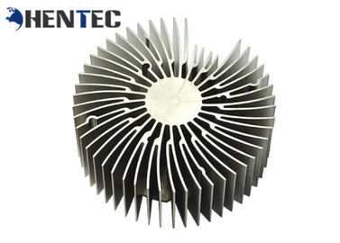Durable Silvery Anodized Aluminum Heatsink Extrusion Profiles For Led Light