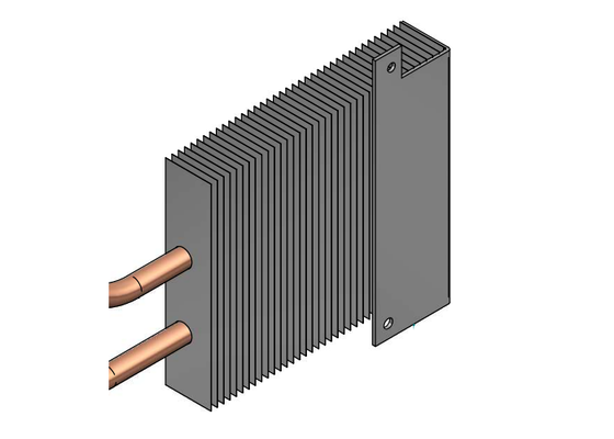 Copper Tube Welding Aluminum Fin Radiator Aluminum Servers Heat Sink