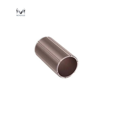 OEM Champagne / Light Bronze / Silvery Anodized Industrial Aluminum Enclosure Extrusion Profile