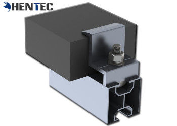 Anodized Pv Mounting Systems End Clamp For Roof Mounting Systems , Weather Resistance