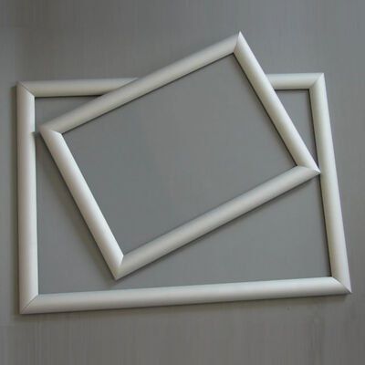 Matt Silver Anodized 25mm Border Aluminium Snap Poster Frame