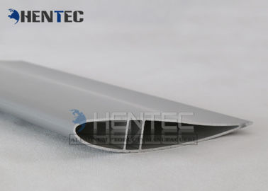 Silver Anodized Ceiling Fan Blades Aluminium Extruded Profiles With Cutting / Drilling