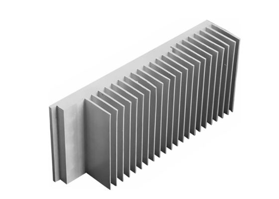 Customized High Power Led Light 6005 T66 Aluminium Extrusion Heat Sink Profiles