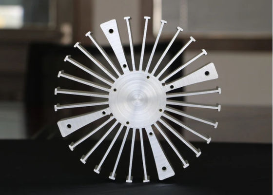 Silvery Anodized Led Aluminum Heatsink Extrusion Profiles Custom Design