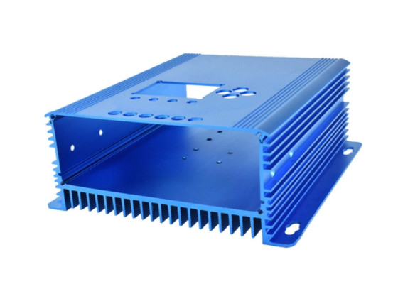 6060 Aluminum Extrusion Heatsink Case Electrophoretic Coated