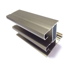 Champange Anodized Aluminum Extrusion Profiles With 6063-T5 / 6060-T5