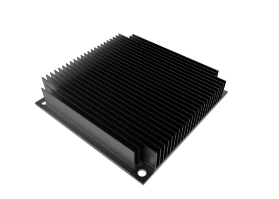 Black Anodized Extruded Heat Sink Profiles 6005 T66 For Industrial Computer