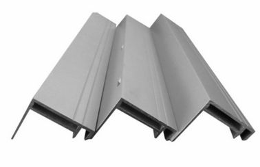 Nautural Anodized Aluminum Solar Panel Frame , Aluminum Extrusion Profiles