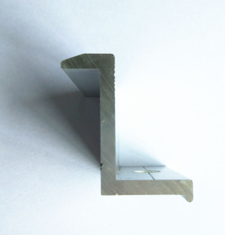 Anodized Aluminum End Clamp For Solar Roof Mounting System / 35mm ...