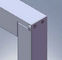 Screw Joint Alloy 6063 Aluminum Solar Panel Frame , Steel Polished Extruded Aluminum Profile
