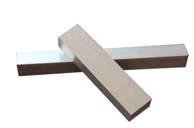 Silver Aluminium Profile Extrusion Rectangular Tube Thin Wall Extruded Aluminum Shapes