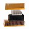 T4 , T5 Clear Smooth Aluminum Heatsink Extrusion Profiles With Wood Chromizing / Chromising