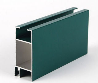 Powder Painted Aluminum Extrusion Profiles , Aluinum Window / Door Profile