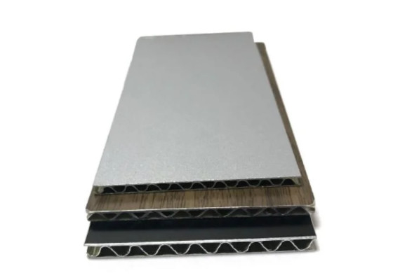 Fireproof Aluminium Bead Core Composite Panel Lattice Wave Non Combustibility