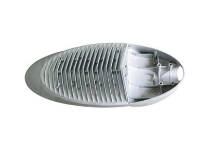 Aluminum Die Casting Parts LED Street Light Housing / Lamp Shader Polishing ADC12