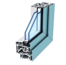 Office Room Aluminum Window Extrusion Profiles ,  Casement Door extruded aluminum profiles