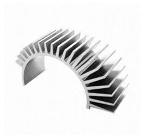 OEM Aluminum Heatsink Extrusion Profiles , Anodized Aluminum Led Heatsink