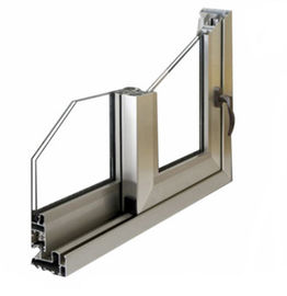 6063 / 6061 Construction Aluminum Profile , Window / Door Aluminum Extrusion Profiles