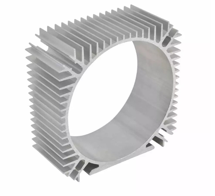 Custom 6005 Aluminium Heat Sink Extrusion Anodized Profile