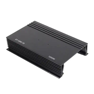 Sandblasting Matte Anodized Aluminum Heat Sink Enclosure Extruded Profile