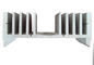 Aluminum Extruded Heat Sink Profiles Customized Shape / Aluminum Radiator