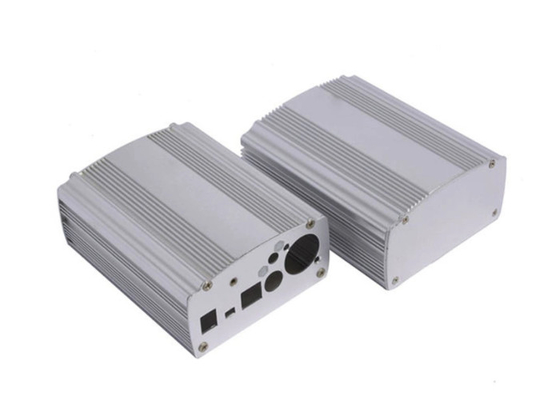 Silkscreen Printing Aluminum Extrusions For Electronics / Customized Power AMP Box / OEM Circuit Enclosure