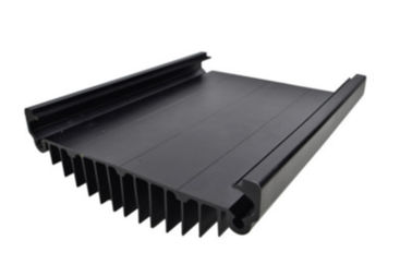 Black Anodized Aluminum Extrusions For Electronics / Electrical Cover