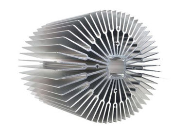 Sunflower Heat Sink /  Aluminum Heatsink Extrusion Profiles For Led Light